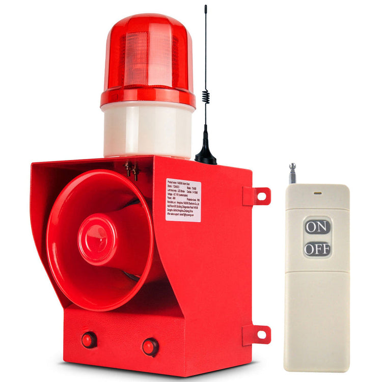 Wireless Remote Control Alarm Siren