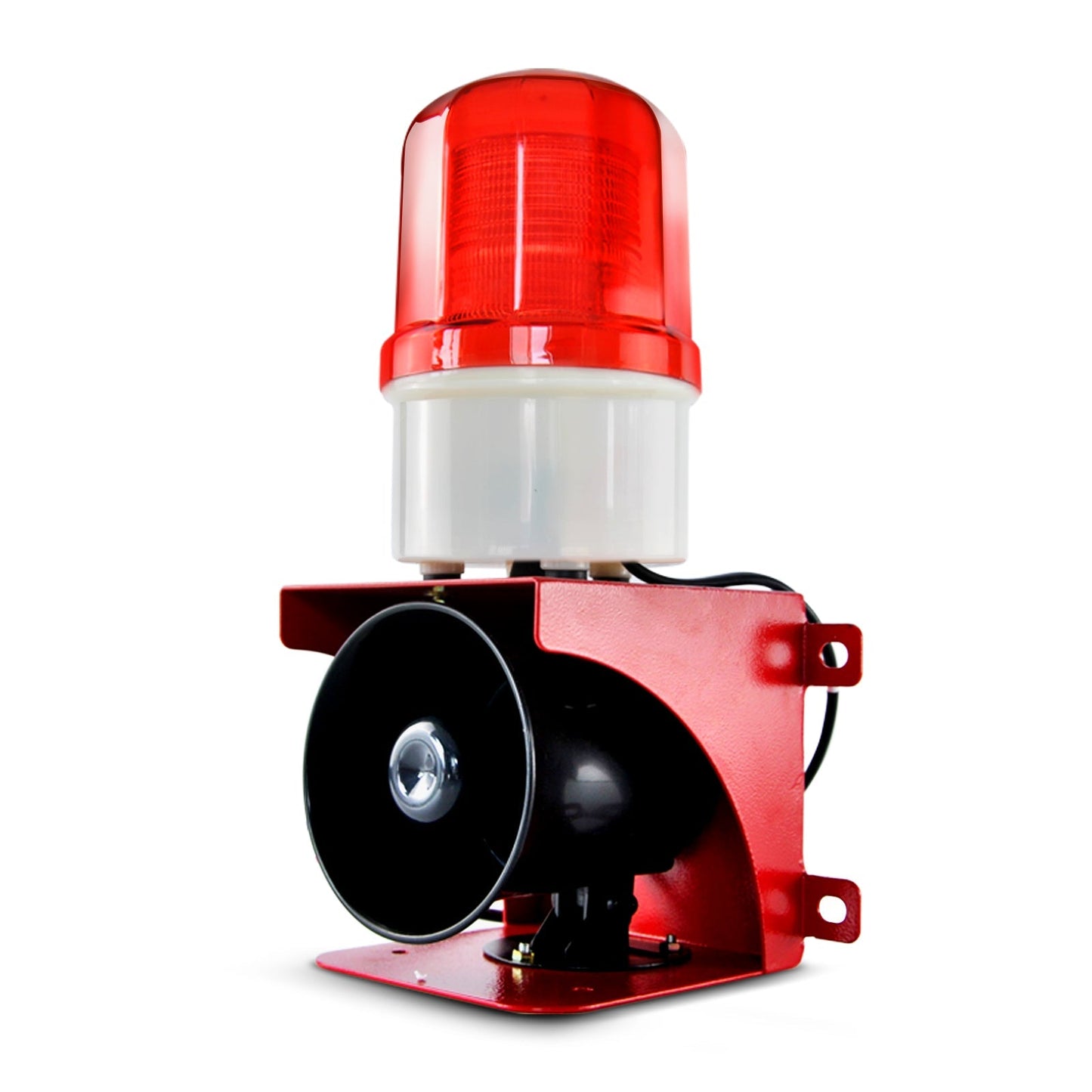YASONGIndustrial Alarm Siren, LED Strobe Warning Light 110dB Bell Power 23W DC12V SLA-BJ02