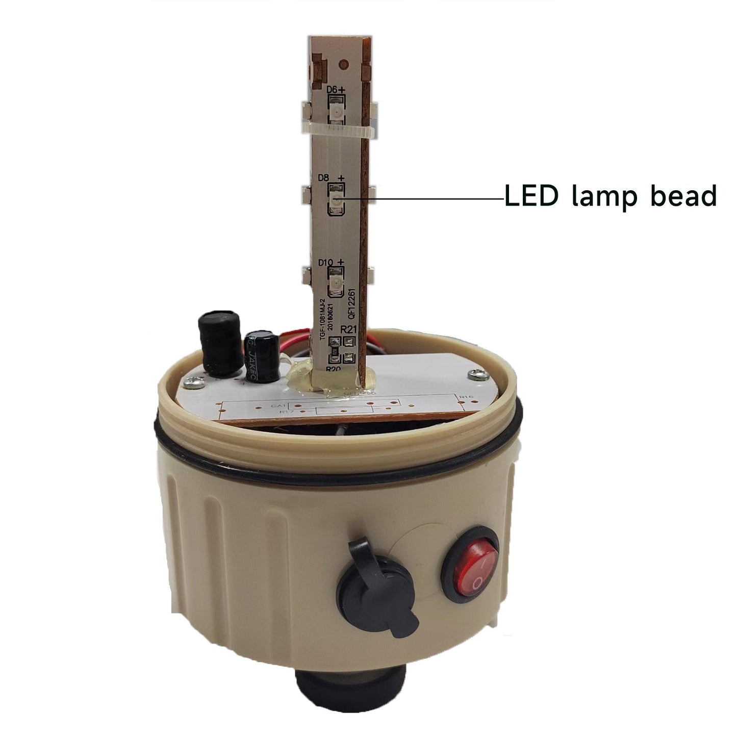 YASONG Rotating Magnetic Strobe Warning Light with 90dB Buzzer or No Sound Industrial battery Beacon Flashing Light Alarm Emergency Security Sirens AC100V-240V