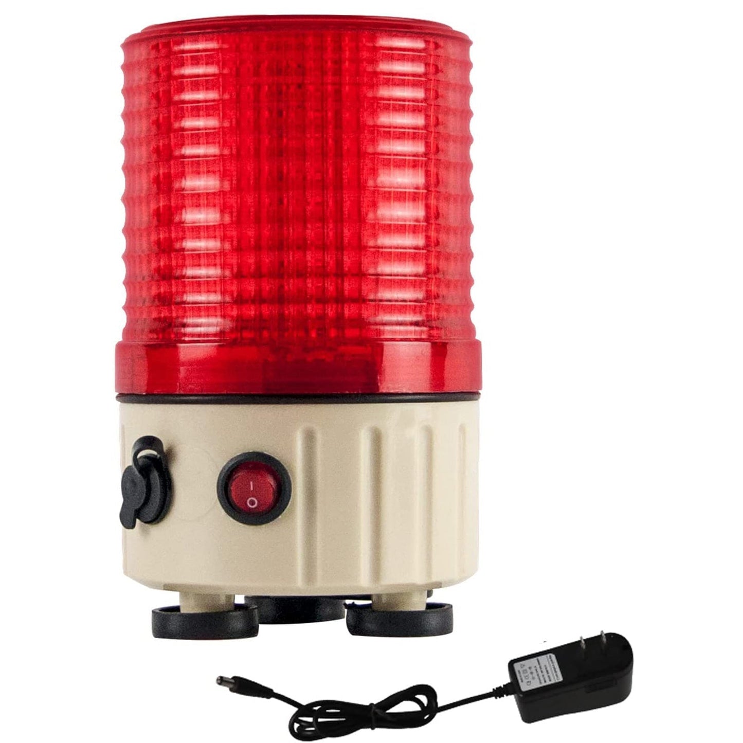 YASONG Rotating Magnetic Strobe Warning Light with 90dB Buzzer or No Sound Industrial battery Beacon Flashing Light Alarm Emergency Security Sirens AC100V-240V