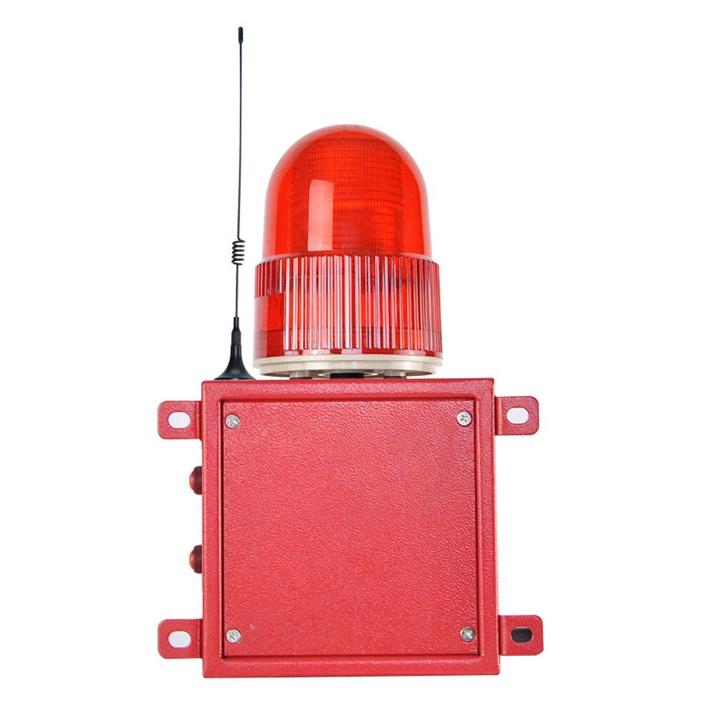 YASONG 500m/2000m Wireless Remote Control Alarm Siren 120dB Horn 12 Tone Adjustable Outdoor Industrial Waterproof LED Strobe Alarm System for Noisy Environment Emergency Alarm SLA-01TY