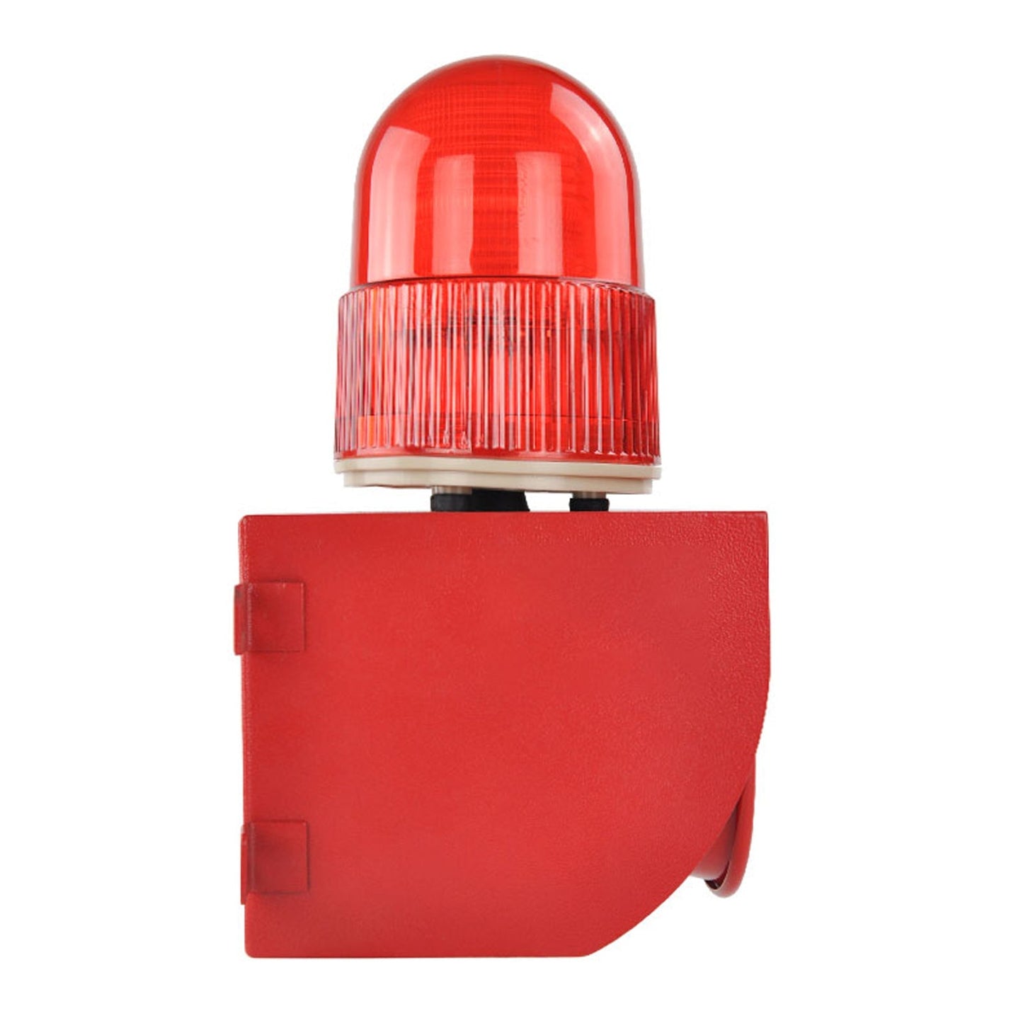 YASONG SLA-01W Motion Sensor & Detector Alarm Siren Waterproof LED Strobe Warning Light Siren with 120dB Horn Power 25W for Factories, Warehouses and Docks