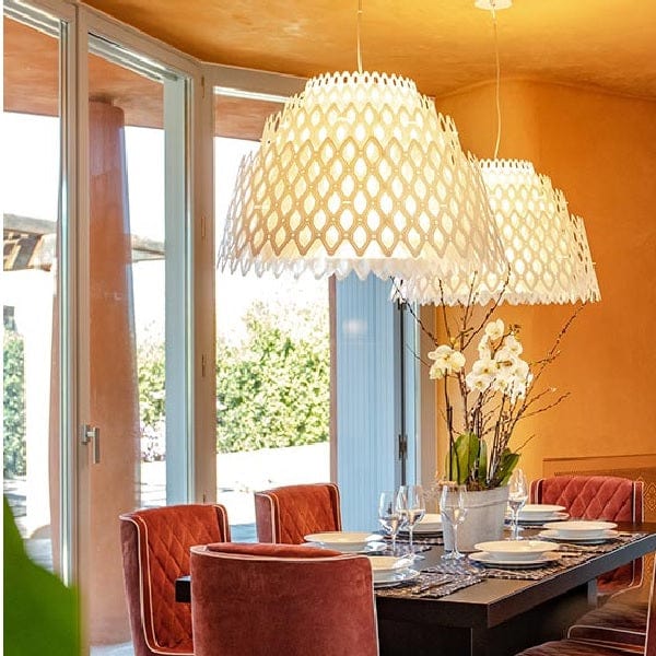 SLAMP White Half Charlotte Suspension Pendant Light-Home Decore-DELIGHT OptoElectronics Pte. Ltd