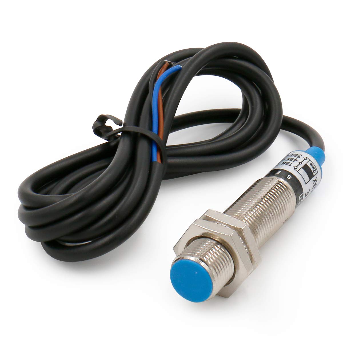 Baomain M12 Approach Sensor Inductive Proximity Switch LJ12A3-2-Z/AX NPN NC DC 10-30V, 2mm Detecting Distance 3 wire