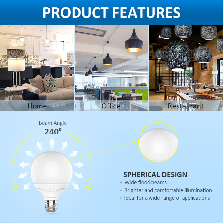 Megaman LED Classic Globe Series Bulb Light x20Pcs