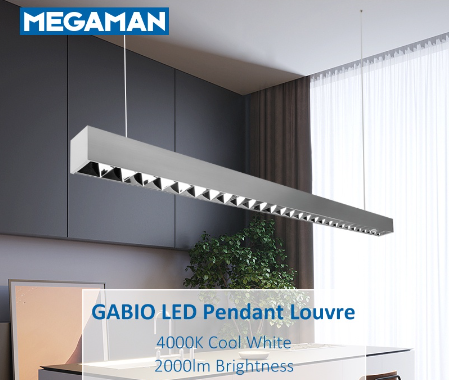 MEGAMAN GABIO LED Pendant Louvre x6Pcs