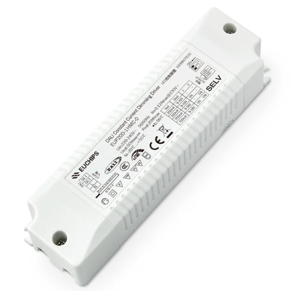 Euchips EUP D 1HMC-0 Series Dali Dimming Constant Current Driver - DelightLighting