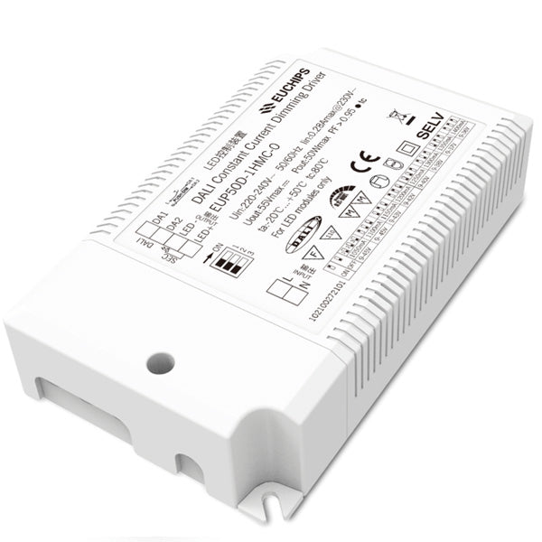 Euchips EUP D 1HMC-0 Series Dali Dimming Constant Current Driver - DelightLighting
