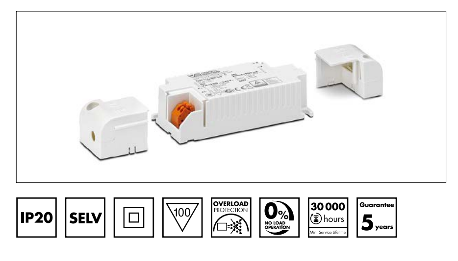 Vossloh-Schwabe CC EASYLINE SIMPLE FIX C-R1 ECXe700.383 28W Driver x30Pcs - DelightLighting