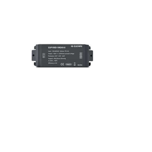 EUCHIPS EUP150D-1W24V-0 Series 150W 24VDC 6.25A*1ch CV DALI Driver x18Pcs - DelightLighting