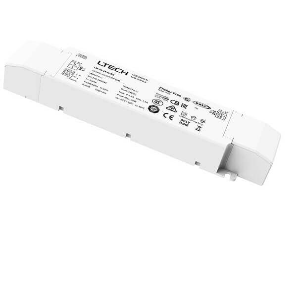 EUCHIPS LM-36-24-G1D2 Series 36W 24VDC CV DALI-2 Driver x60Pcs - DelightLighting