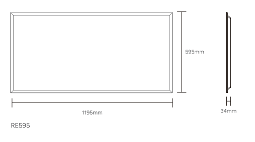 MEGAMAN Dimmmable Professional Backlit Panel x4Pcs - DelightLighting