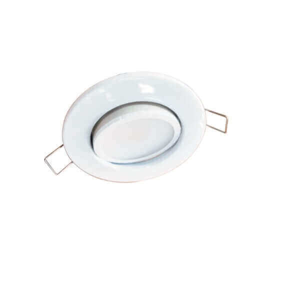 SOP DL74DS 7W, 24VDC, 105⁰ 4000K, 560LM, IP44 LED SWING DOWNLIGHT x2Pcs - DelightLighting