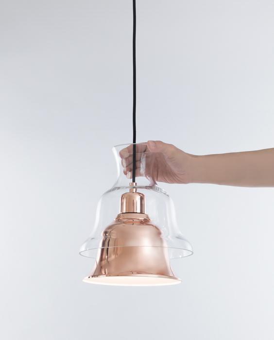 K1 Home Decore Copper SEED DESIGN SALUTE BELL R Pendant Light