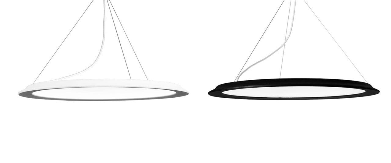 K1 Home Decore FAGERHULT 537 Appareo Circular Black/White Pendant Light