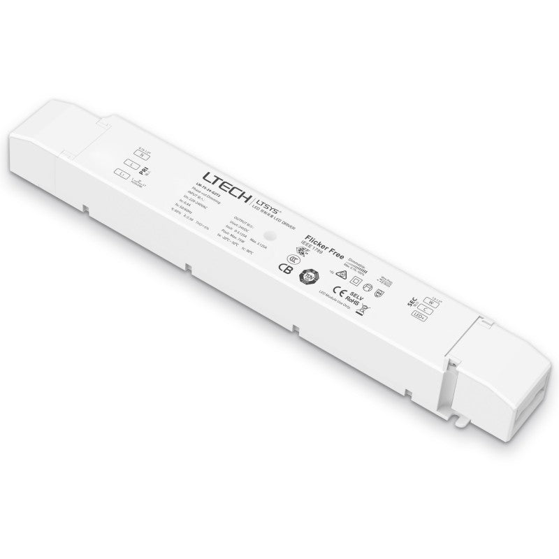 LTECH Constant Voltage LED Driver Triac CT 75W 24V - LM-75-24-G2T2 x60Pcs - DelightLighting