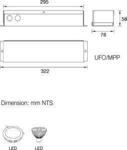Maxspid EXIT/Emergency Maxspid Power Pack for MPP LED Recess Downlight