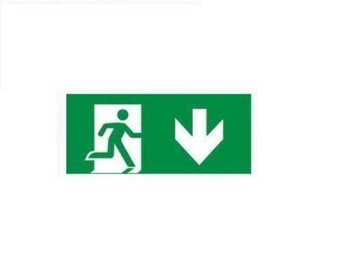 Maxspid EXIT/Emergency Surface / Single / South Maxspid 1W Emergency Exit Light LEDER ES/M/W5100 Surface Mounted