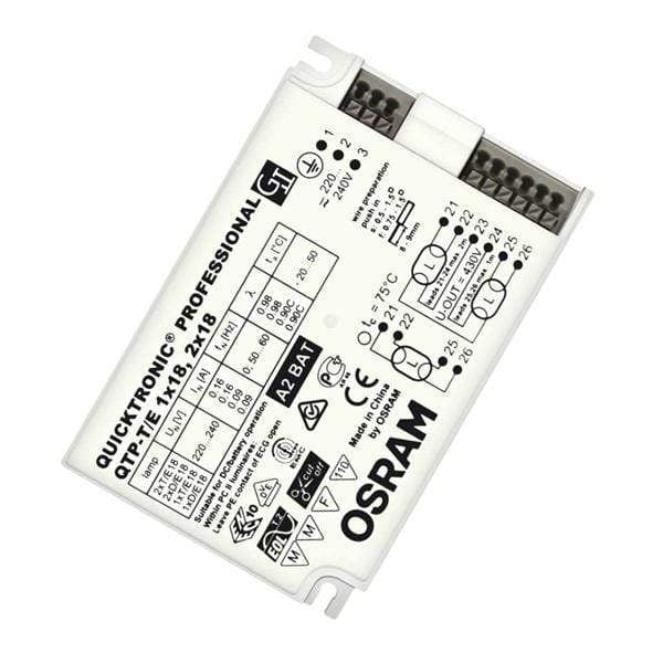 R1K6 Ballast /Drivers 18W Osram QTP-T/E/M Electronic Compact Fluorescent Lighting Ballast IP20