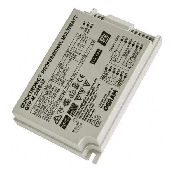 R1K6 Ballast /Drivers 68W Osram QTP-T/E/M Electronic Compact Fluorescent Lighting Ballast IP20
