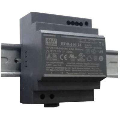 S7 Ballast /Drivers 100W / 12V / Blank MEANWELL HDR Series Rail Mount Power Supply
