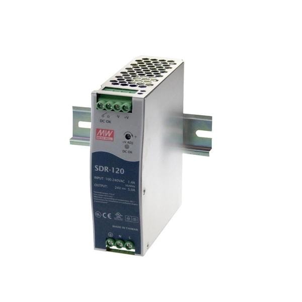 S7 Ballast /Drivers 120W / 12V MEANWELL SDR Series Rail Mount Power Supply