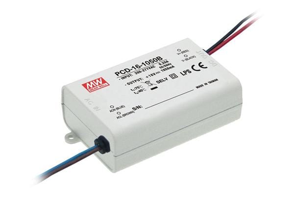 S7 Ballast /Drivers 16W / 350mA / B MEANWELL PCD Series Constant Current Power Supply