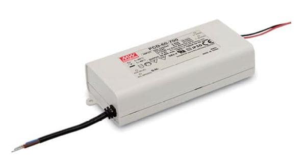 S7 Ballast /Drivers 60W / 1050mA / B MEANWELL PCD Series Constant Current Power Supply
