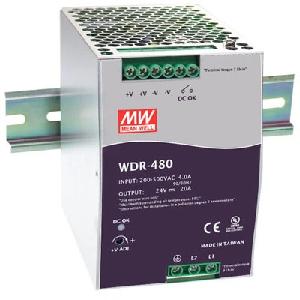 WDR-Single Output Industrial DIN Rail PSU - DelightLighting