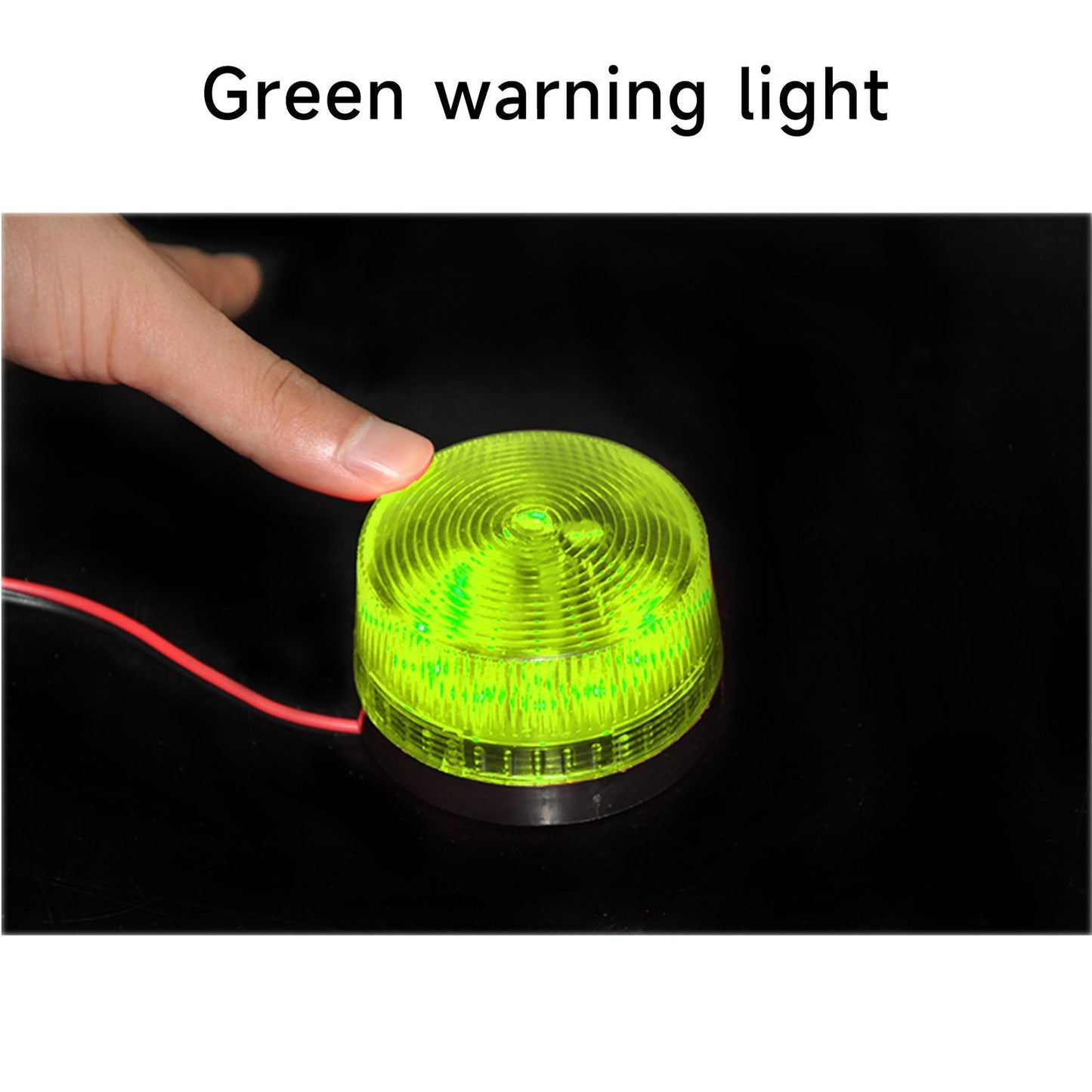 YASONG 2PCS Mini Signal Round Warning Light Strobe Flashing Light Police Beacon Light for Factory, Workshop and Mechanical Equipment SLA-5061