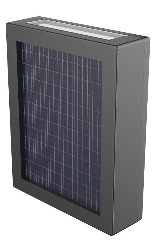 PHILIPS BWC010 Dimmable IP65 Essential SmartBright Solar Wall Light