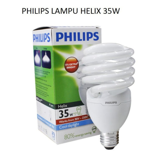 PHILIPS Helix 6500K E27 AU5 Twister Lamp