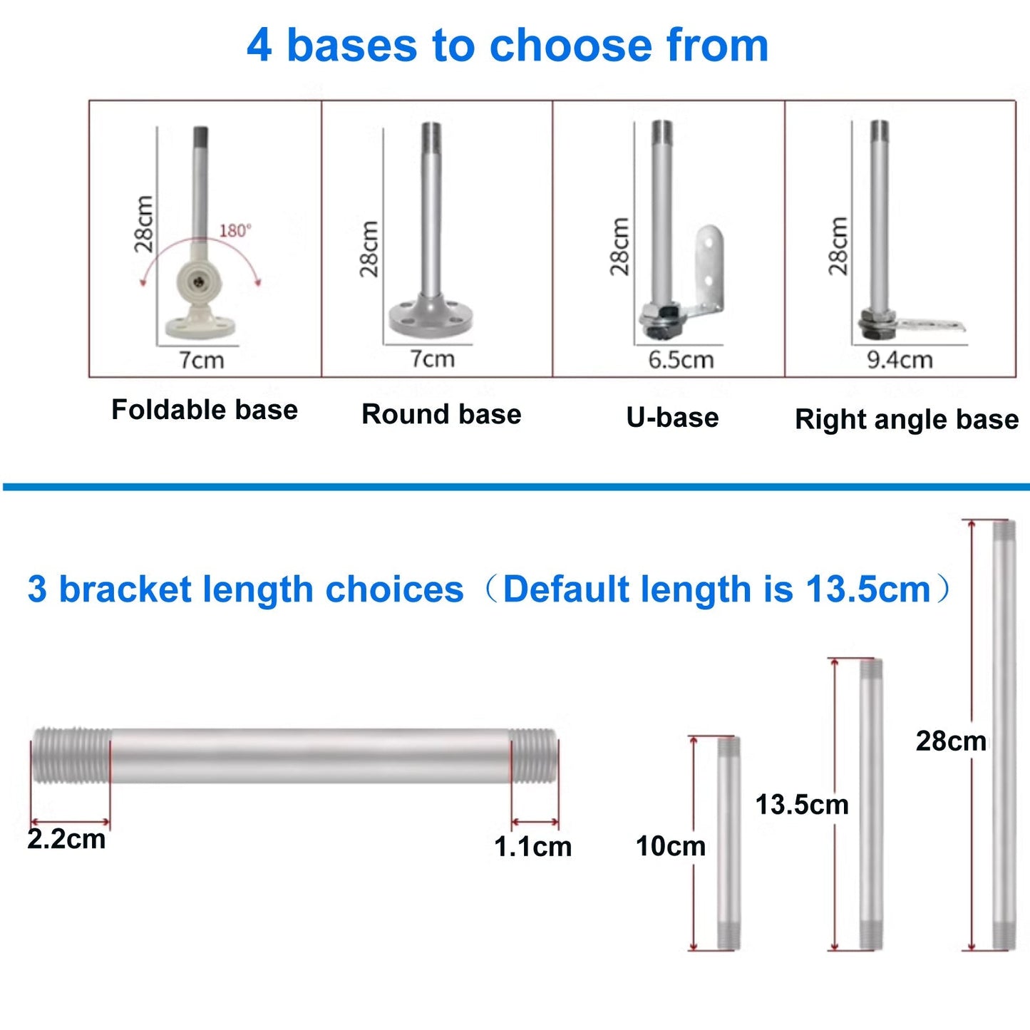 YASONG Tower Light IP65 Waterproof Multilayers Stack Warning Lights with No Sound, 4 Types of Base, Flashing Light For Machine LTA-052W