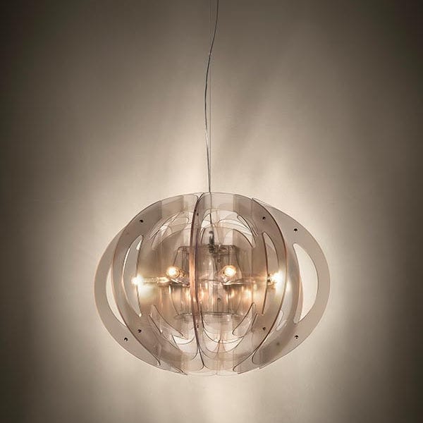 SLAMP Atlante Fume colour Suspension Pendant Light-Home Decore-DELIGHT OptoElectronics Pte. Ltd