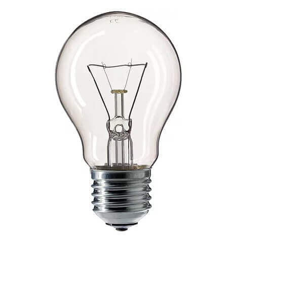 PHILIPS CLAS E27 220-240V A55 CL 1CT/10X10F Conventional pear-shaped incandescent lamps - DelightLighting