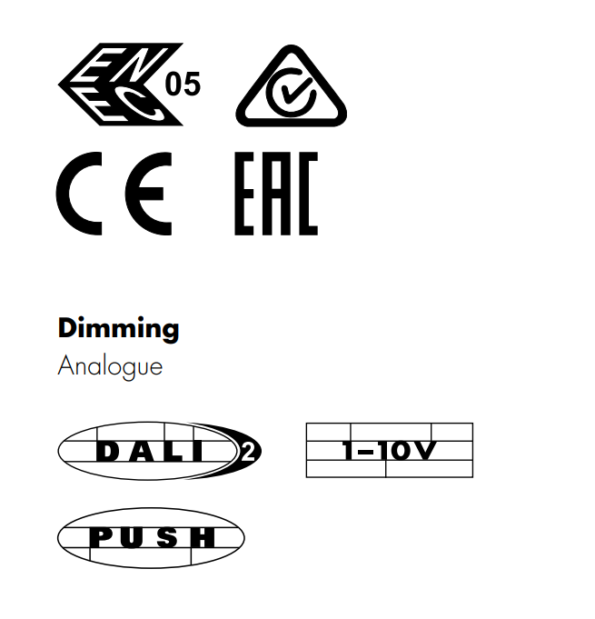 Vossloh Schwabe ECXd 1400.317 CC-PrimeLine-DIP-switch-L-LV-DALI2-1-10V Driver x50Pcs - DelightLighting