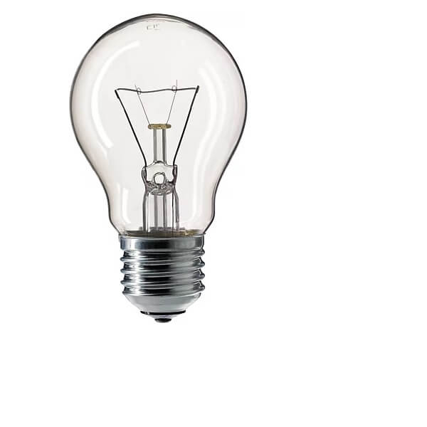 PHILIPS CLAS E27 220-240V A55 CL 1CT/10X10F Conventional pear-shaped incandescent lamps - DelightLighting