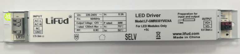 [China] LIFUD GMR Series Linear CV flicker-free LED Driver - DelightLighting