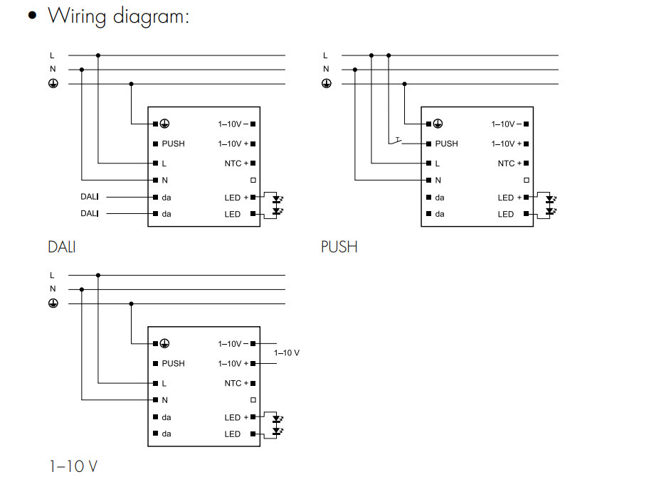 Vossloh Schwabe ECXd 1400.317 CC-PrimeLine-DIP-switch-L-LV-DALI2-1-10V Driver x50Pcs - DelightLighting