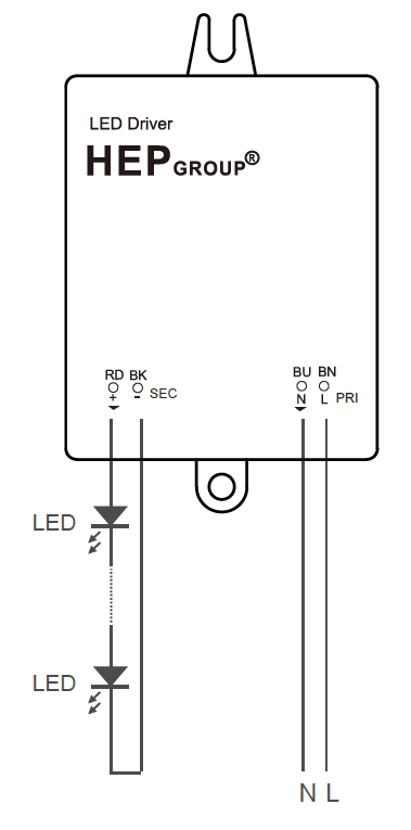 HEP LSC20W300 UNI CC LED Driver x4Pcs - DelightLighting