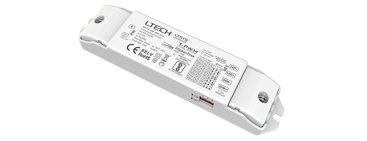 [China] LTECH AD-G1A series CC 0/1-10 V Flicker Free LED Driver x30Pcs - DelightLighting