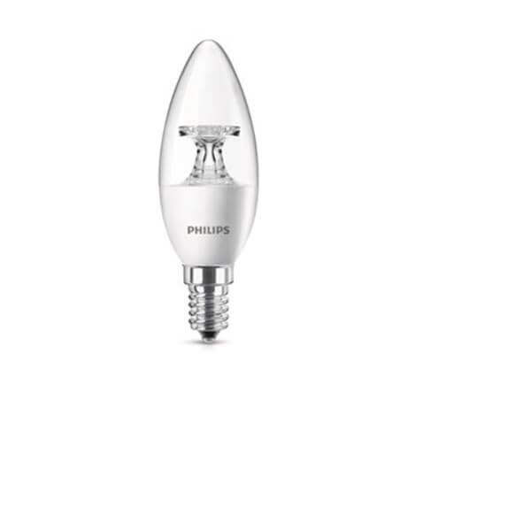 PHILIPS LED E14 2700K 230V B35 CL ND_AP Candle Bulb - DelightLighting