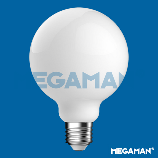 MEGAMAN LG237082-OPv00-E27-2800K Globe Frosted Non Dim Bulb x24Pcs - DelightLighting