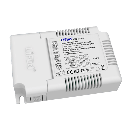 [China] LIFUD LF-GDE CC series 0/1-10V Dimmable LED Driver x56Pcs - DelightLighting