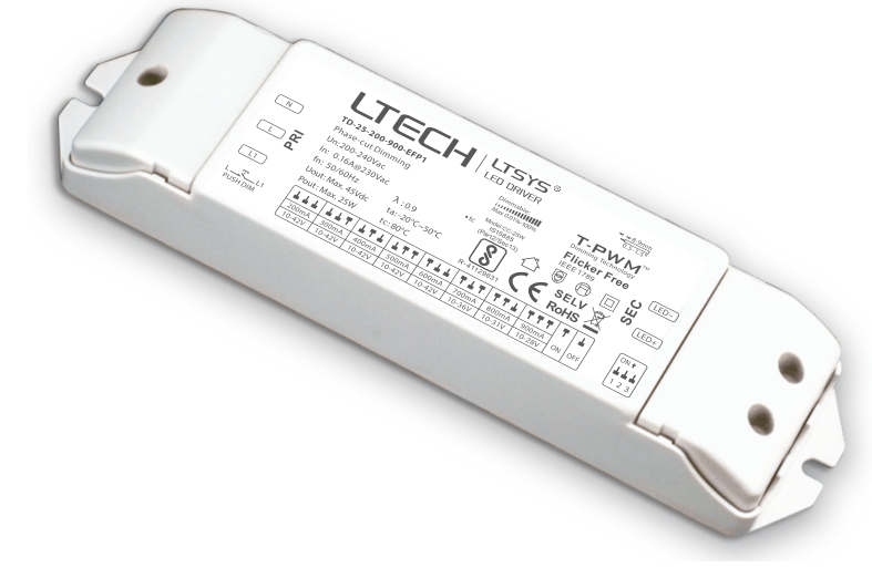 [China] LTECH TD-EFP1 series CC TRIAC ELV LED Driver x30Pcs - DelightLighting