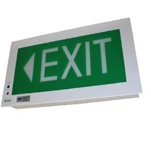 DENKO EXIT/Emergency Denko 1W LED Slim Profile Box Emergency Exit Light - Recessed