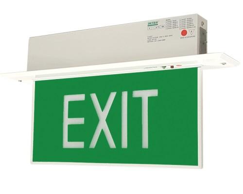 DENKO EXIT/Emergency DENKO 2W LED Slim Emergency Exit Light - Recessed