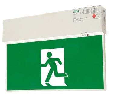 DENKO EXIT/Emergency DENKO 2W LED Slim Emergency Exit Light Running Man-Surface Mount