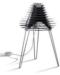 K1 Home Decore SLAMP FARETTO TABLE FUME LAMP