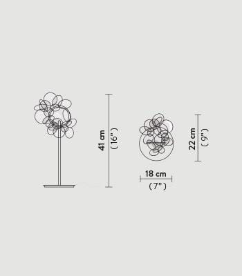K1 Home Decore SLAMP MILLE BOLLE TABLE LAMP
